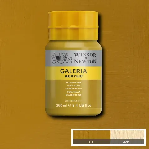 Winsor & Newton Galeria Acrylic Yellow Ochre 250ml