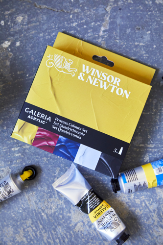 Winsor & Newton Galeria Acrylic Colour 5x60ml Tubes Process Set