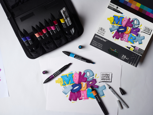 Winsor & Newton Promarker Mixed Set Brush Lettering Wallet