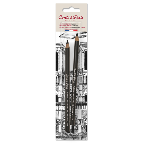 Conté à Paris 2 pencils “Charcoal” HB/2B