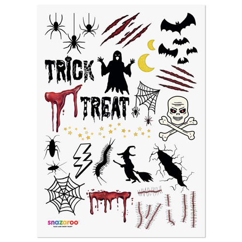 Snazaroo Spooky Halloween Tattoos