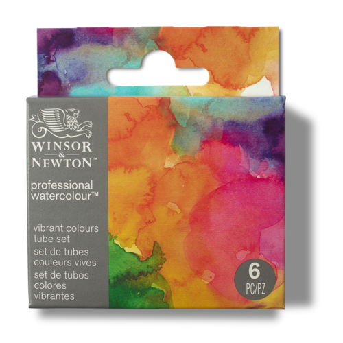 Winsor & Newton Professional Watercolour Vibrant Set 6x5ml Tubes