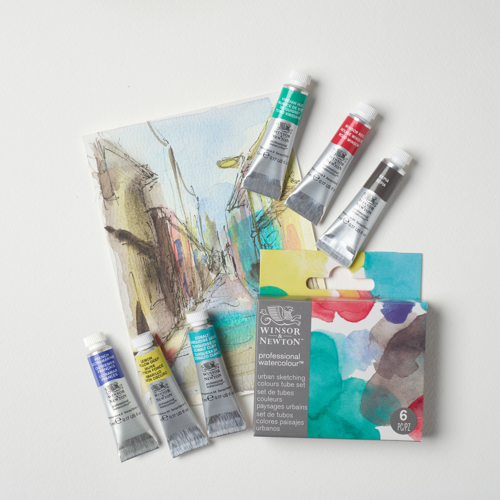 Winsor & Newton Professional Watercolour Urban Sketching Set 6x5ml Tubes
