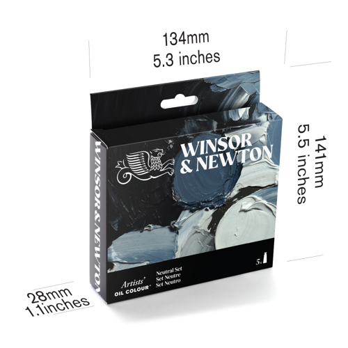 Winsor & Newton Artists Oil Colour Neutral Set x5 ROW