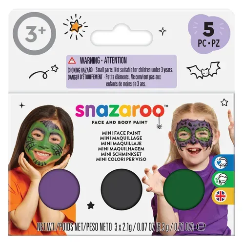 Snazaroo Halloween Themed Kit - Witch & Monster