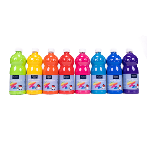Lefranc Bourgeois Kids Redimix Gouache Set - Natural Colours 8x1L