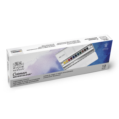 Cotman Watercolour Customisable Travel Tin