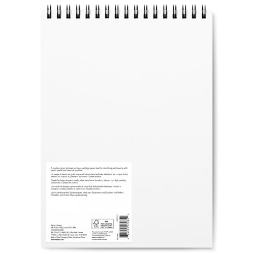 Winsor & Newton Drawing Spiral Pad Medium 150gsm 9x12