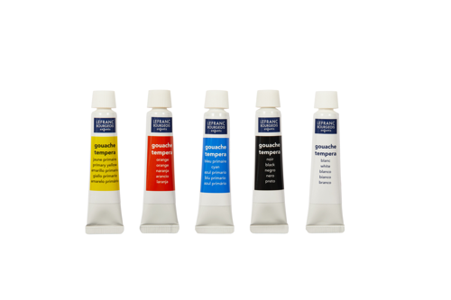 Lefranc Bourgeois High Quality Gouache Set - 5x10ml 