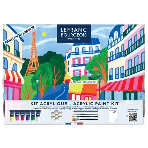 Lefranc Bourgeois Start Acrylic Colour Kit Paris Cheris