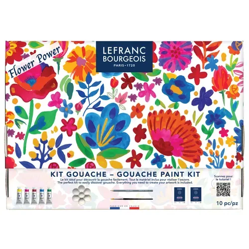 Lefranc Bourgeois Linel Gouache Extra-Fine Kit Flower Power