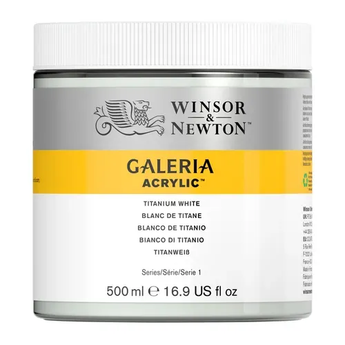 Winsor & Newton Galeria Acrylic Titanium White 500ml