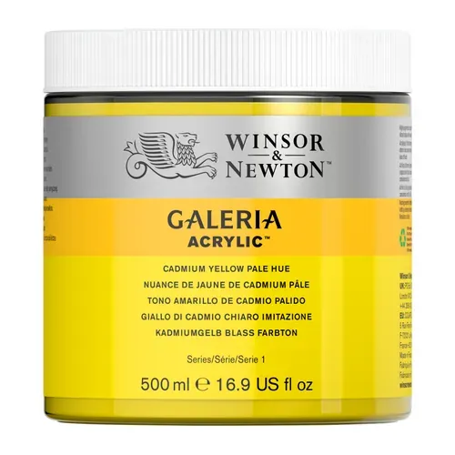 Winsor & Newton Galeria Acrylic Cadmium Yellow Pale Hue 500ml