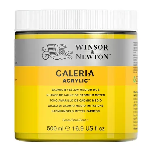 Winsor & Newton Galeria Acrylic Cadmium Yellow Medium Hue 500ml