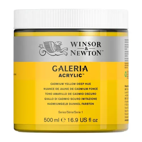 Winsor & Newton Galeria Acrylic Cadmium Yellow Deep Hue 500ml