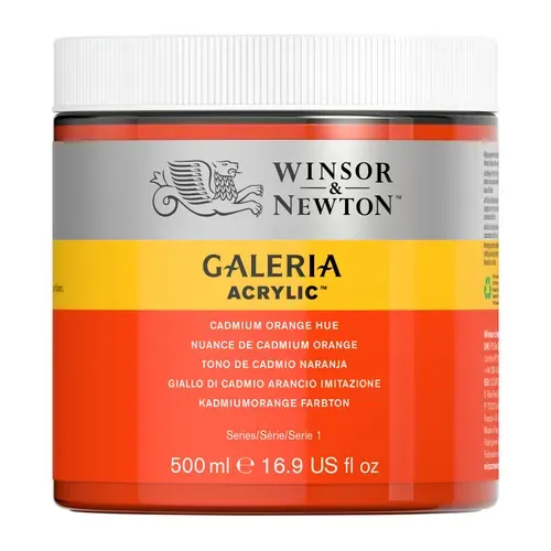 Winsor & Newton Galeria Acrylic Cadmium Orange Hue 500ml
