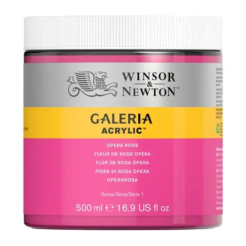 Winsor & Newton Galeria Acrylic Opera Rose 500ml