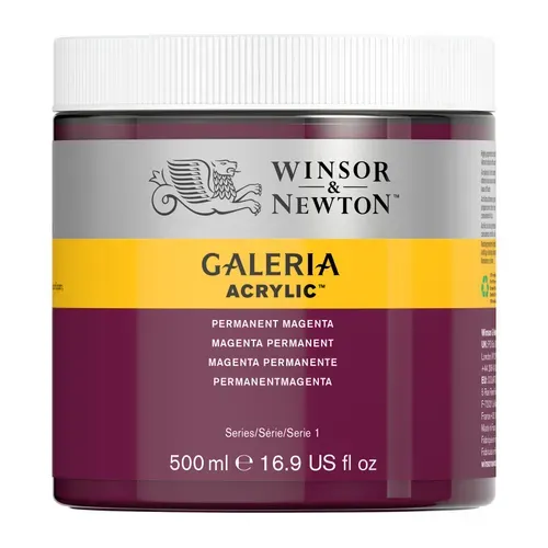 Winsor & Newton Galeria Acrylic Permanent Magenta 500ml