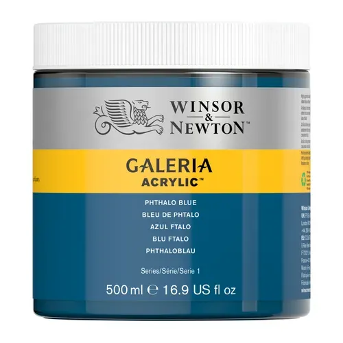 Winsor & Newton Galeria Acrylic Phthalo Blue 500ml