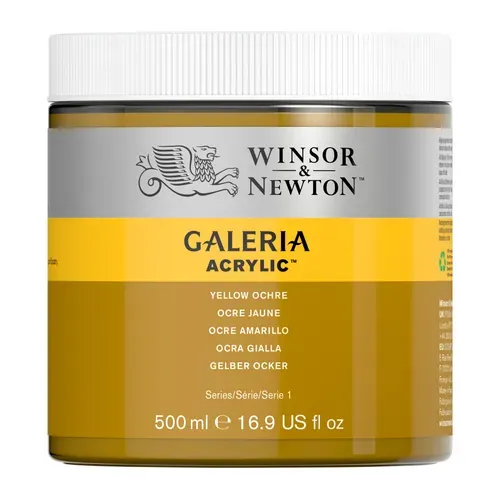 Winsor & Newton Galeria Acrylic Yellow Ochre 500ml