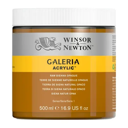 Winsor & Newton Galeria Acrylic Raw Sienna Opaque 500ml