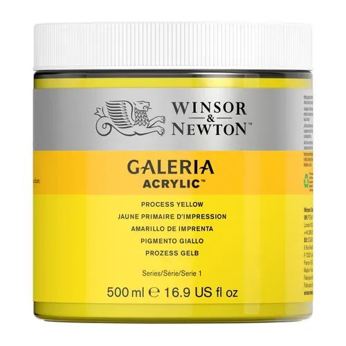 Winsor & Newton Galeria Acrylic Process Yellow 500ml
