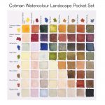 Winsor & Newton Acuarela Cotman Set Bolsillo Paisaje 8x1/2 Godets