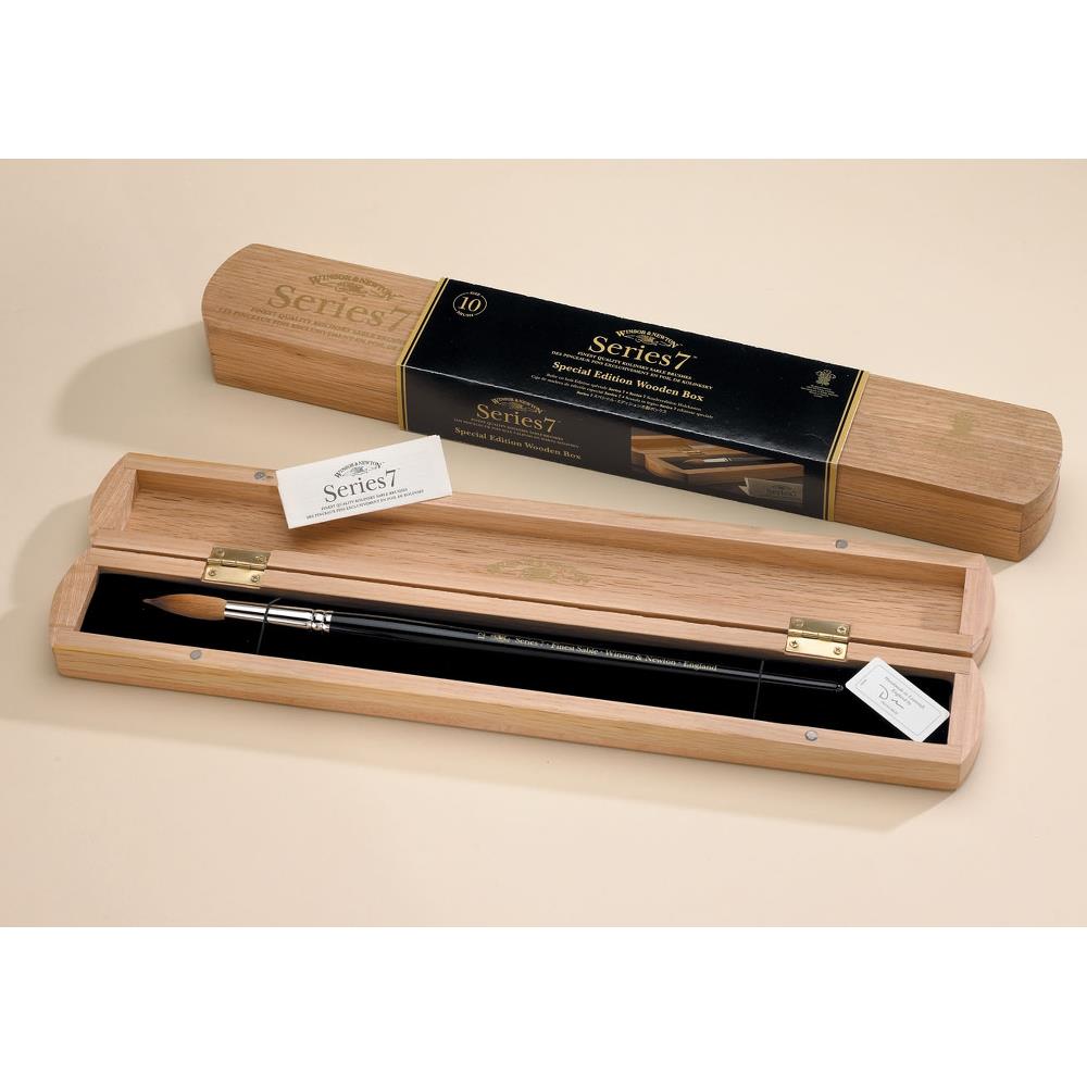 Winsor & Newton Pinceles Acuarela Serie 7 Marta Kolinsky Nº 7 - Estuche de Madera