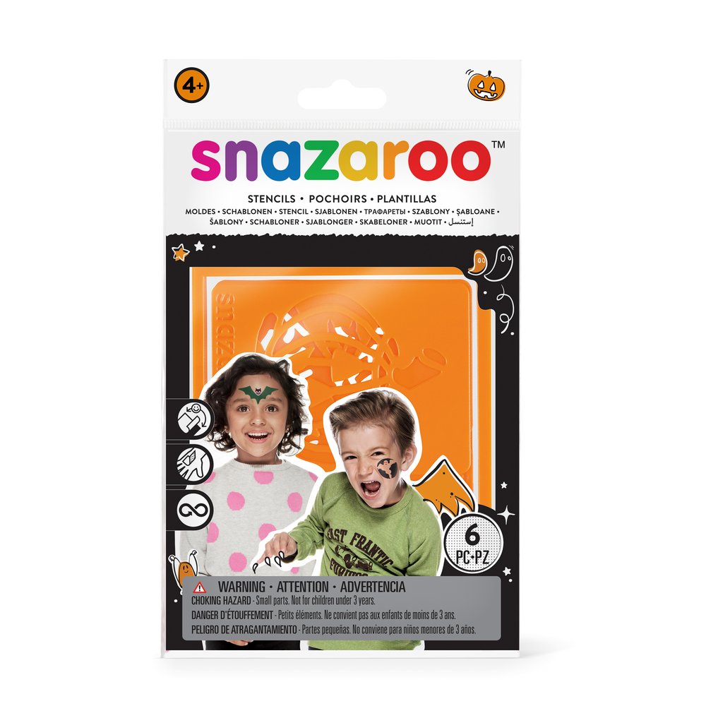 Snazaroo Plantillas Maquillaje Haloween -Set de 6