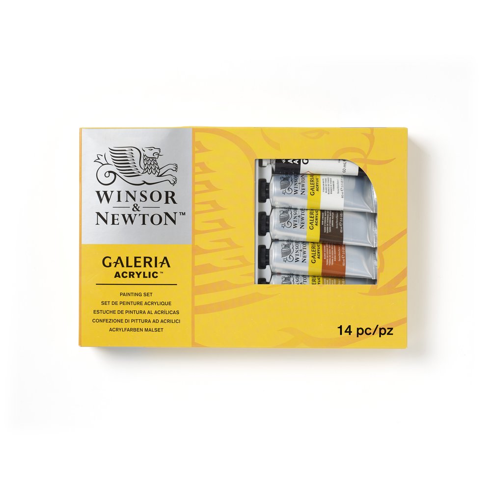 Winsor & Newton Acrílico Galeria Set Completo