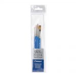 Winsor & Newton Pinceles Cotman Set x4 Nº1 Mango Corto