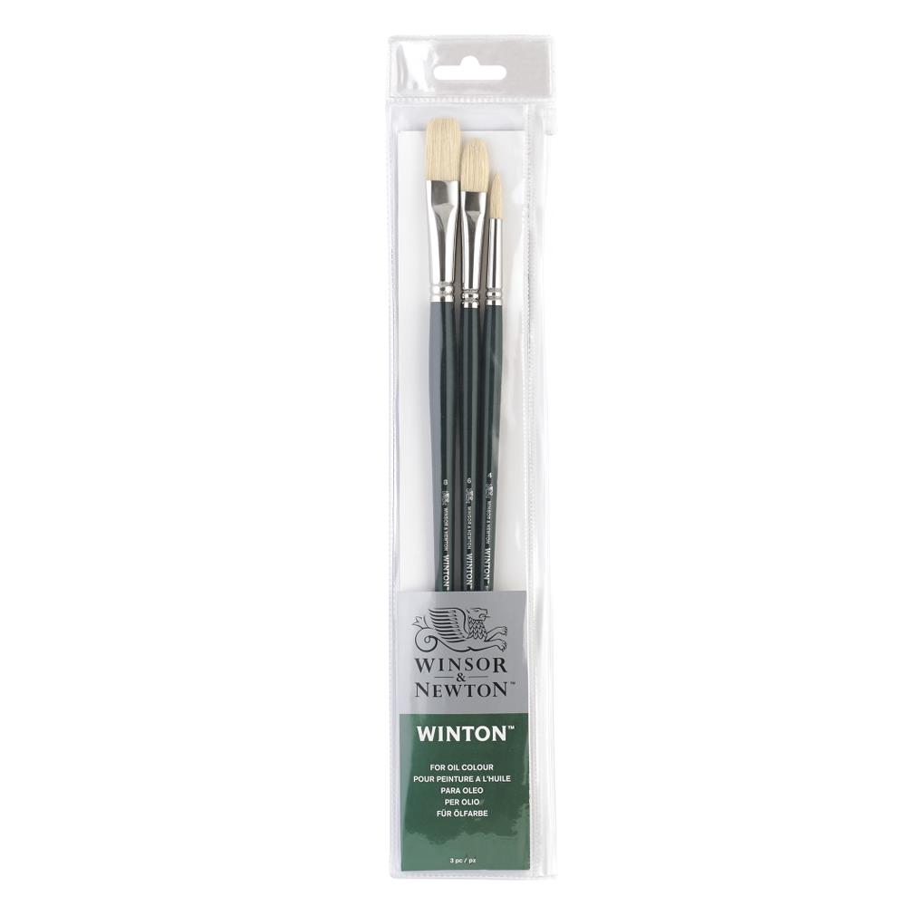 Winsor & Newton Set x3 Pinces Winton Mango Largo