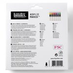 Liquitex Paint Marker Set 6 Punta Ancha Colores Fluorescentes