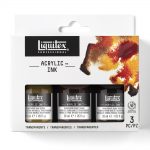 Liquitex Tinta Acrílica Ink! Pack 3 Colores Transparentes