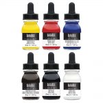 Liquitex Set Tinta Acrílica Colores Esenciales x6