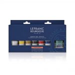 Lefranc Bourgeois Acrilico Fine Set Crear Efectos - Set De Descubrimiento: 6 Tubos 20ml + Médium F