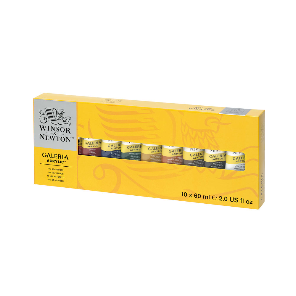 Winsor & Newton Acrílico Galeria Set 10 Tubos 60ml