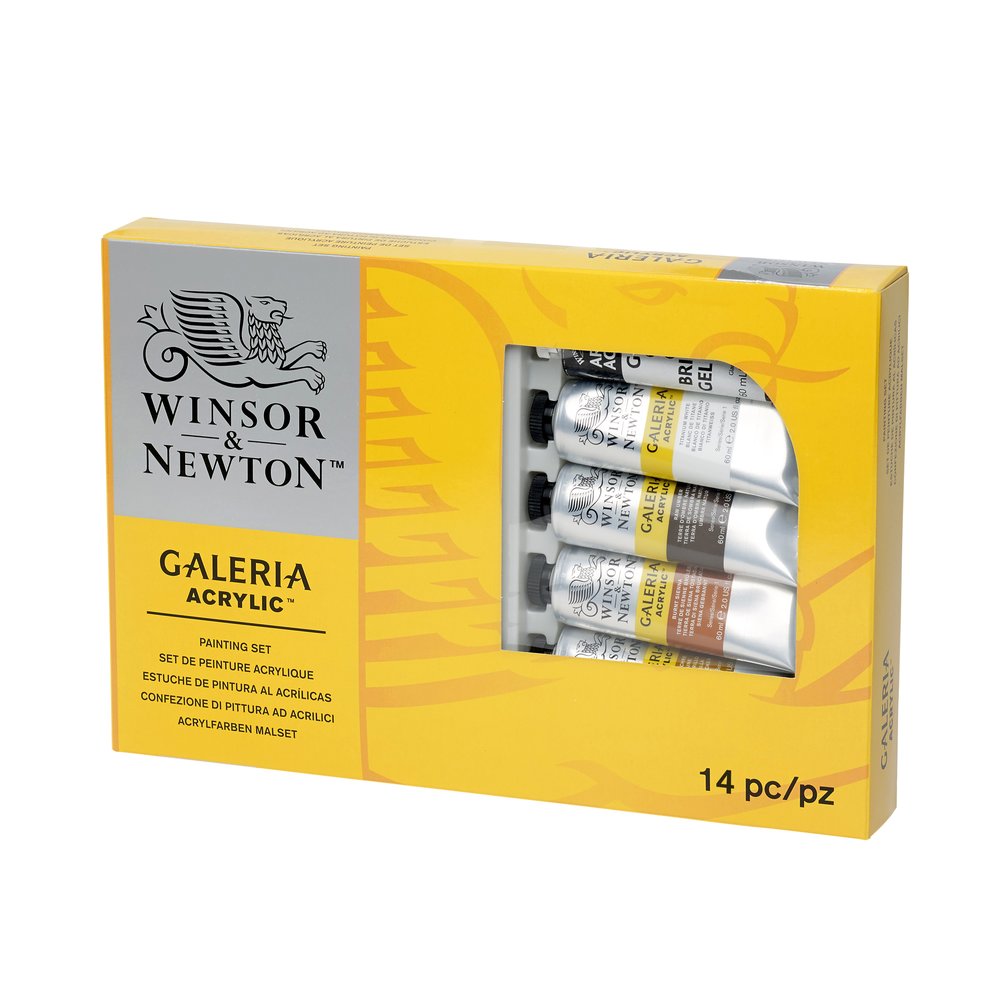 Winsor & Newton Acrílico Galeria Set Completo