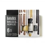 Liquitex Basics Acrílico Set 6x22ml Metálicos & Iridescentes