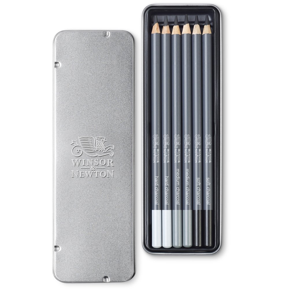 Winsor & Newton Studio Collection Surtido 6 Carboncillos