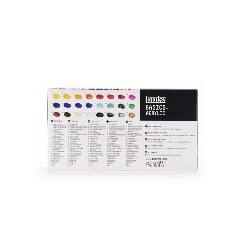 Liquitex Basics Acrílico Set 24x22ml Best Sellers