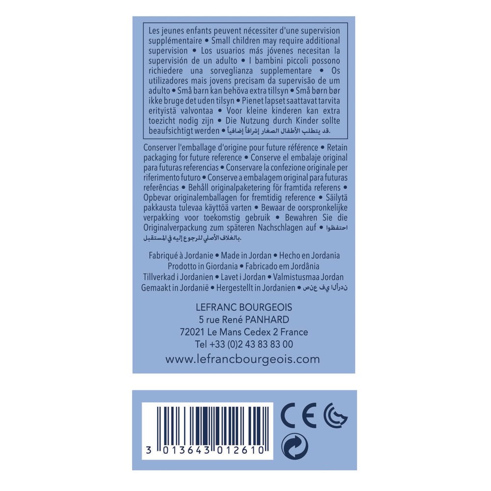 Lefranc Bourgeois Caja 10 Tizas Blancas Educacion