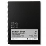 Winsor & Newton Papel Esbozo Cuaderno De Esbozo Espiral 170G A3 50 Hojas