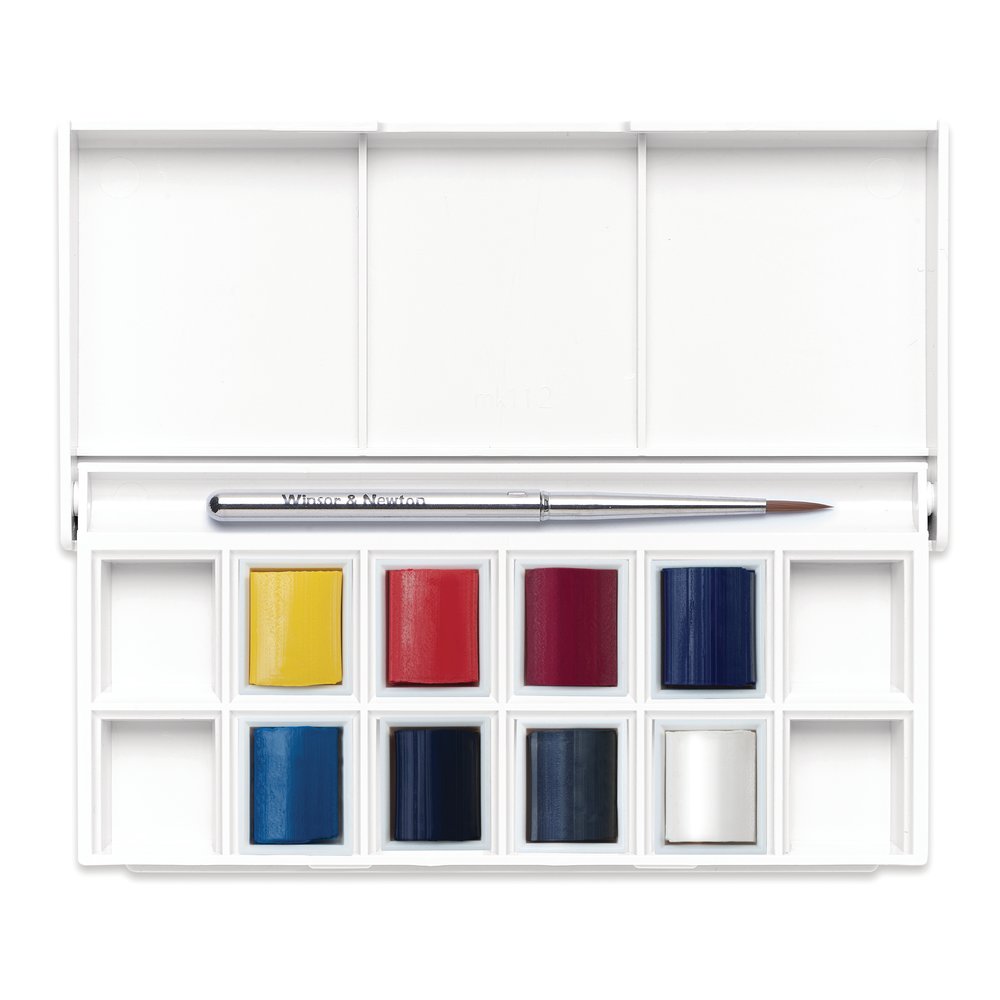 Winsor & Newton Acuarela Cotman Set Bolsillo Cielo 8x1/2 Godets