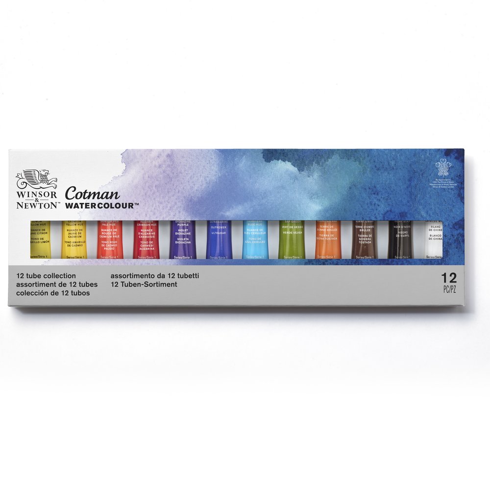 Winsor & Newton Acuarela Cotman Set 12x8ml