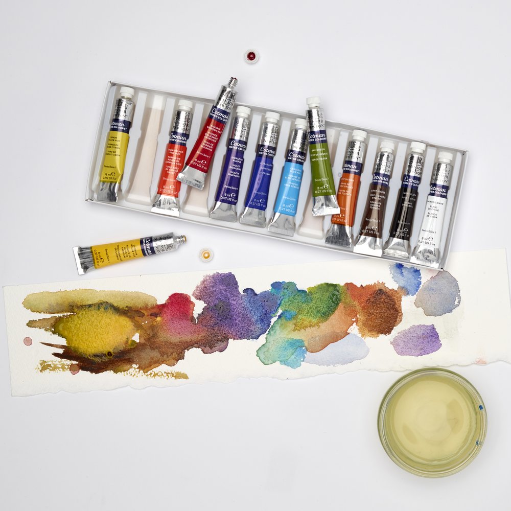 Winsor & Newton Acuarela Cotman Set 12x8ml