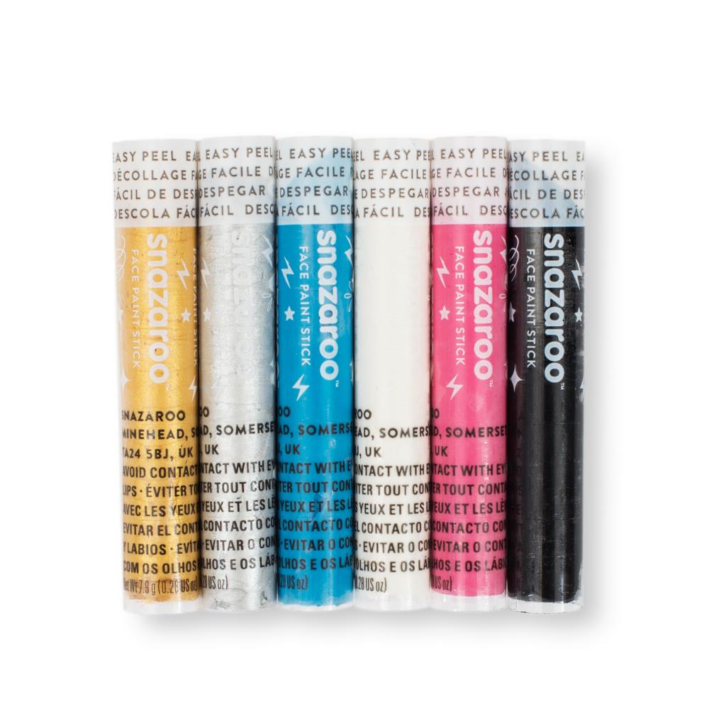 Snazaroo Barras De Maquillaje Multicolor - Set de 6