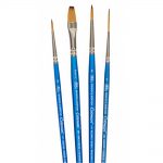 Winsor & Newton Pinceles Acuarela Cotman Set x4 V2 Mango Corto