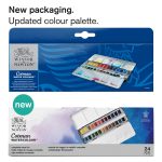 Winsor & Newton Acuarela Cotman Caja de Metal Sketcher 24x1/2 godets