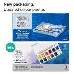 Winsor & Newton Acuarela Cotman Caja de Plástico Sketcher 12x1/2 godets